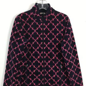 Talbots Women's Full Zipper Fleece Jacket Size S GREAT Condition
